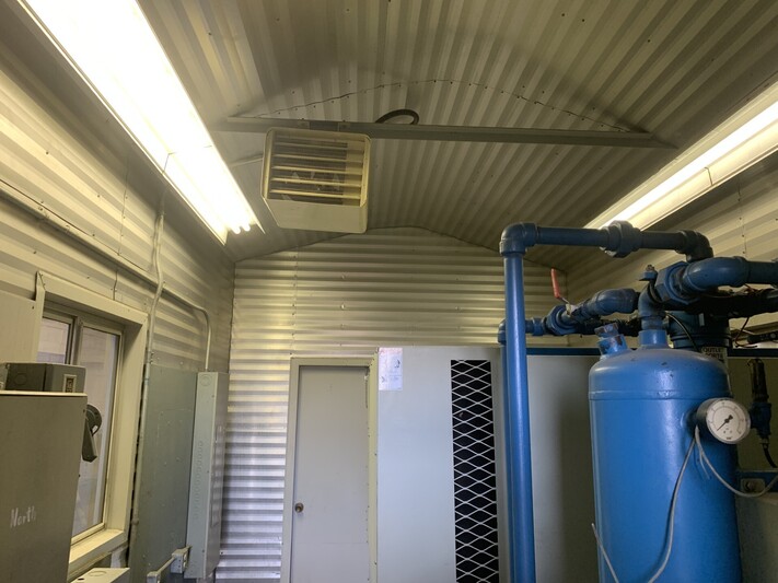 90 SCFM, 175 psig, Quincy #QMB20ACA32E, dual air compressor, Fr.254-T, PASC B, 3479 RPM, 20 HP, enclosure - Image 3