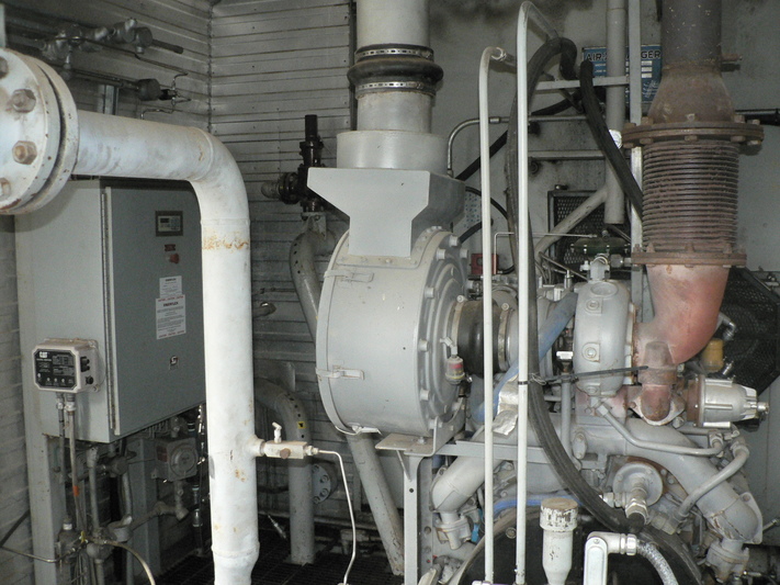 400 HP Geminis #FE-332D-2, reciprocating compressor, 2 throw ...