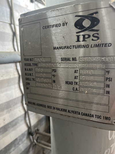 16" Sour Vertical Separator, 1480 psi, 2004 - Image 5