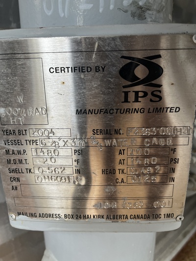 16" Sour Vertical Separator, 1480 psi, 2004 - Image 8