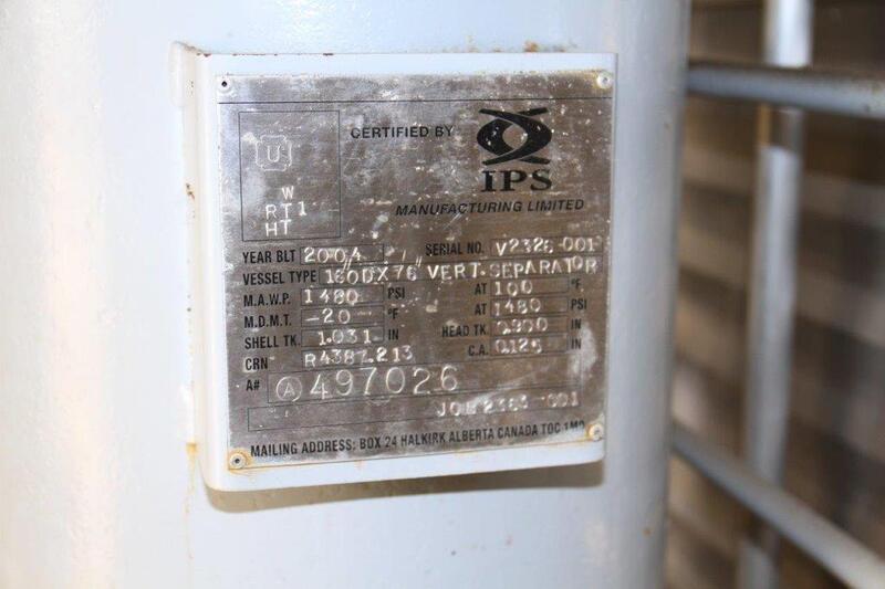 16" Sour Vertical Separator, 1480 psi, 2004 - Image 9