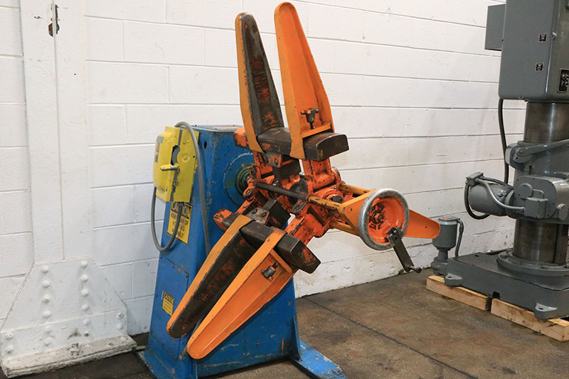 2500 lb. Cooper Weymouth Peterson #2500-18P, non-motorized uncoiler, 18" width, 48" outside dimensions - Image 4