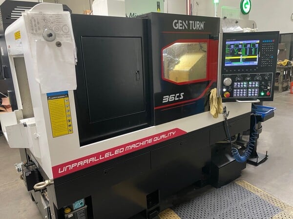 Expand Machinery Gen Turn #36CS, automatic screw machine, 7-Axis, twin spindle, 2021 - Image 1