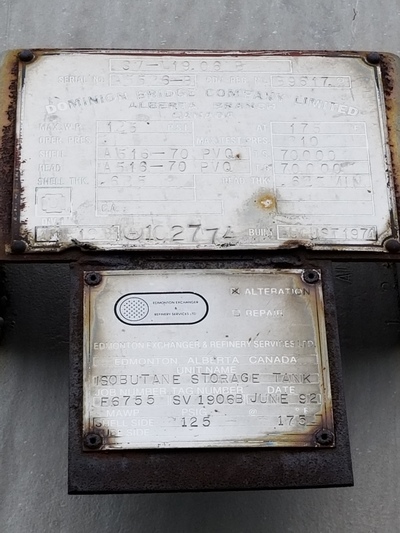 79780 Gallons, Dominion Bridge, 125 PSI Bullet, 132" x 114.417' horizontal vessel, 1974 - Image 5