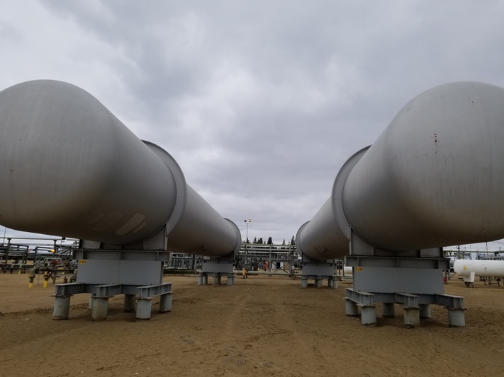 79780 Gallons, Dominion Bridge, 125 PSI Bullet, 132" x 114.417' horizontal vessel, 1974 - Image 6
