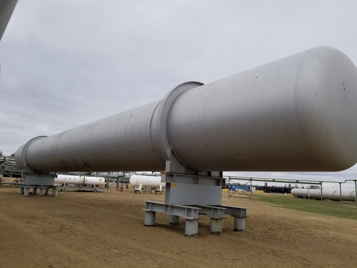 79780 Gallons, Dominion Bridge, 125 PSI Bullet, 132" x 114.417' horizontal vessel, 1974 - Image 7