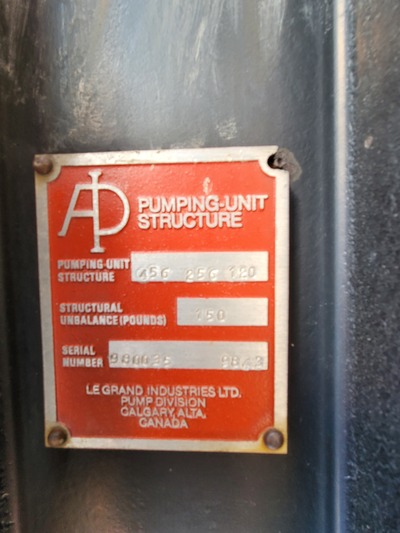 456 Legrand Industries #456-256-120, pump jack, 1997 - Image 2