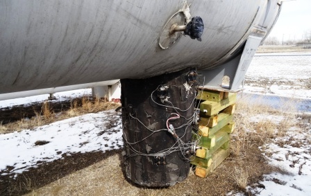 66" x 16' Stainless Steel Flare knockout, 75 bbl, 150 psi, 1989 - Image 4