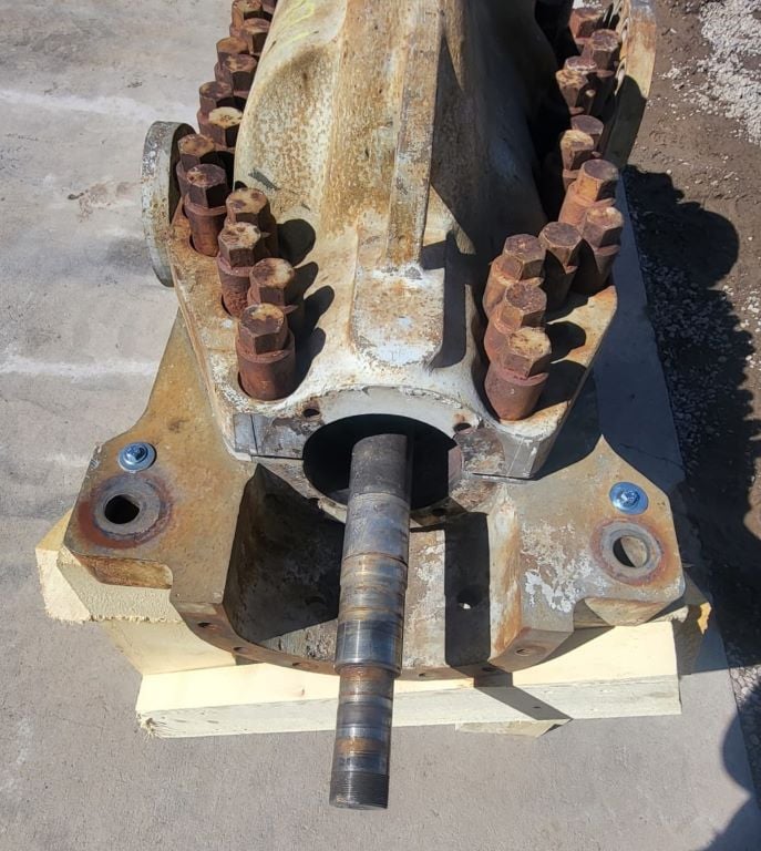 370 GPM @ 2848' TDH, Ingersoll-Rand #3x10DA-8, horizontal multi-stage centrufgal pump, complete - Image 9