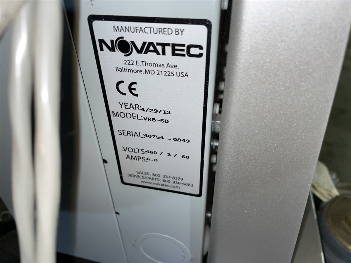 Novatec #VRB-5D, Blower, 5 HP, 6.8 Amps, 460 V, 2013 - Image 4