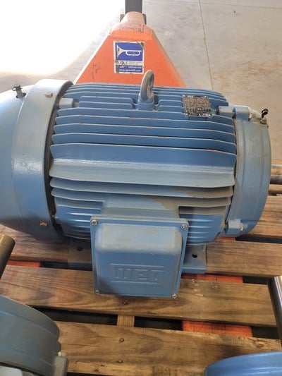 30 HP 1755 RPM WEG #W21, Frame 286T, TEFC, 1.0 service factor @ 208 Volts (6 available) - Image 3