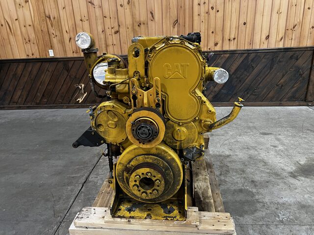 630 HP Caterpillar #C18, industrial engine, sound attenuated enclosure 1, 14" flywheel, 2014 - Image 3
