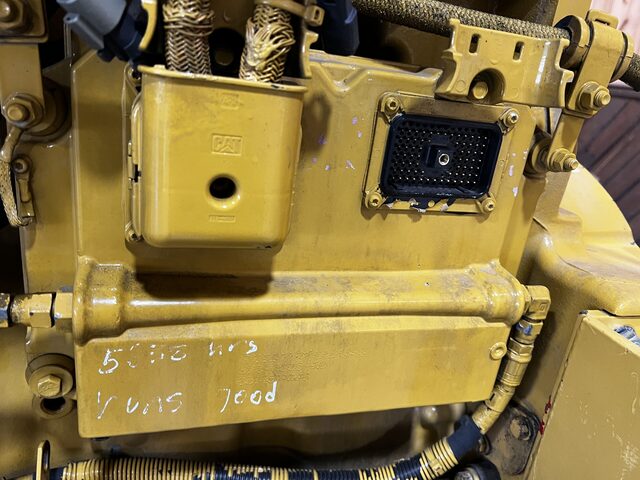 630 HP Caterpillar #C18, industrial engine, sound attenuated enclosure 1, 14" flywheel, 2014 - Image 7