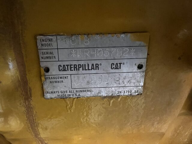 630 HP Caterpillar #C18, industrial engine, sound attenuated enclosure 1, 14" flywheel, 2014 - Image 10