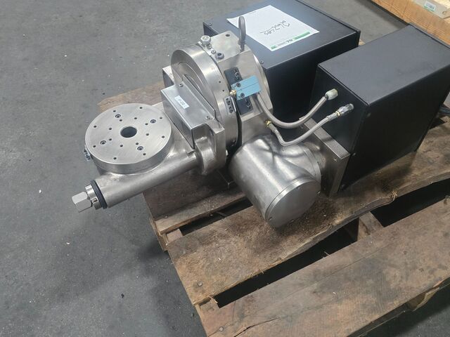 6.5" x 6.5" Troyke #L6.5-C, rotary axis centered on tilt axis, 1.181" hole - Image 1
