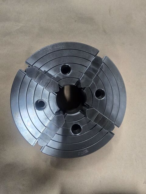 8" Buck, 4-Jaw Lathe Chuck w/ plain back - Image 3