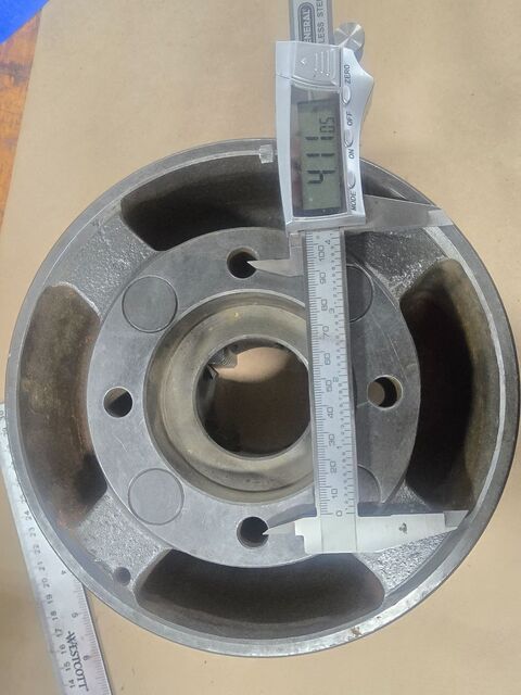8" Buck, 4-Jaw Lathe Chuck w/ plain back - Image 7