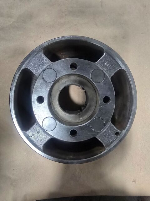 8" Buck, 4-Jaw Lathe Chuck w/ plain back - Image 8