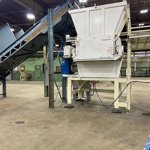 Vecoplan #RG-52/100K-Shorty, single shaft shredder, 2008 - Image 1