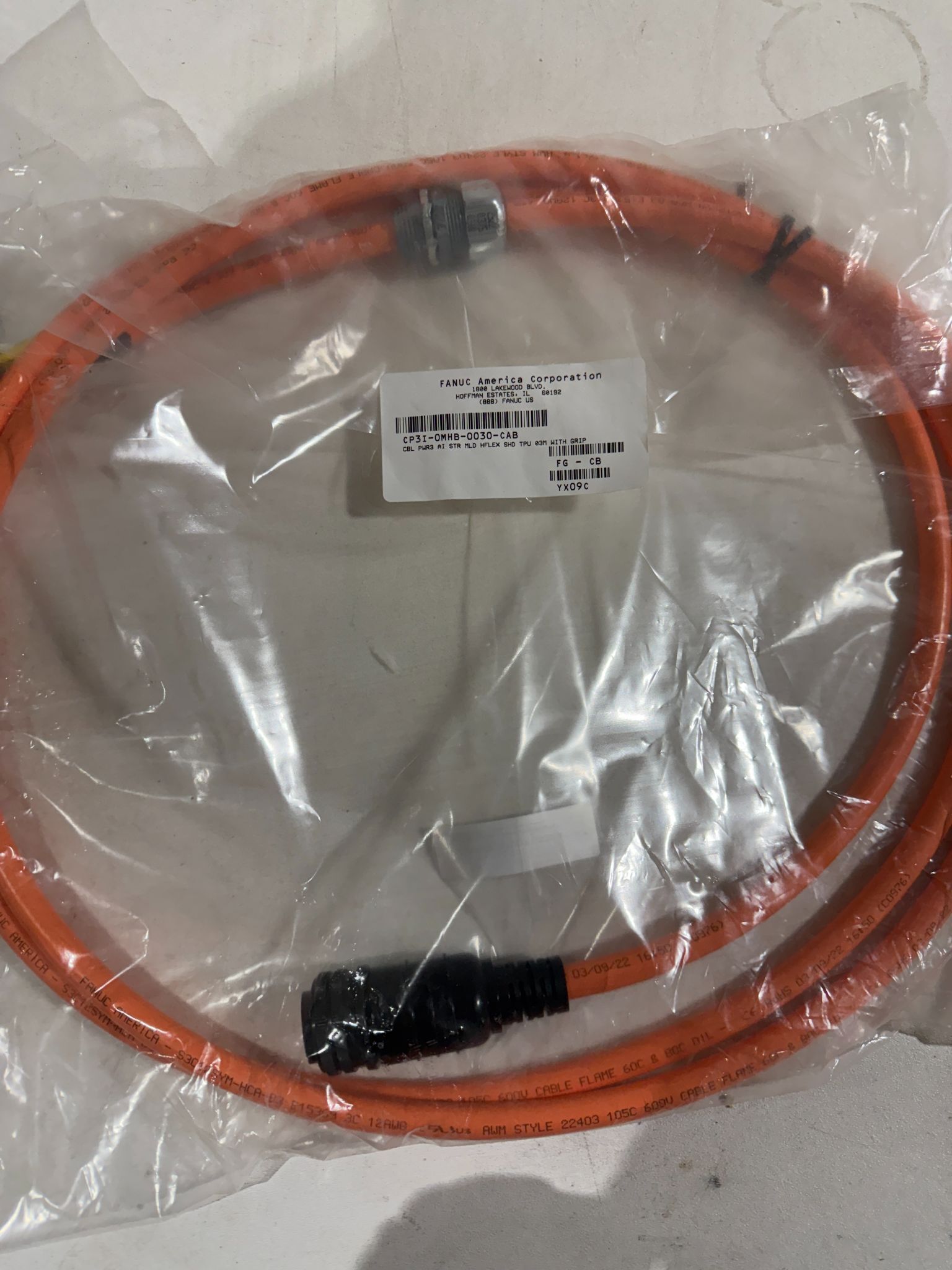 Cables, Fanuc CP3I-0MHB-0030-CAB, new - Image 1