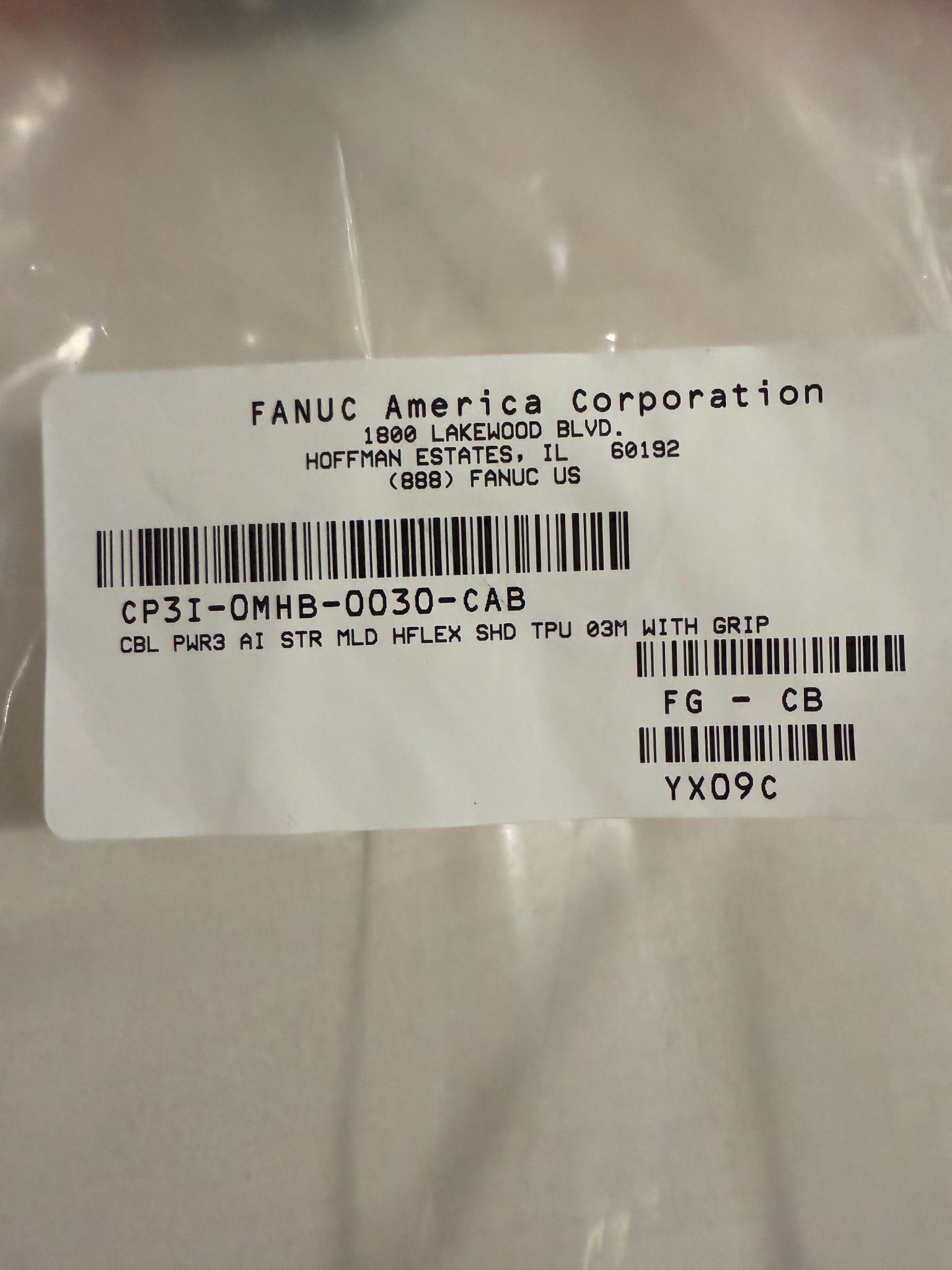 Cables, Fanuc CP3I-0MHB-0030-CAB, new - Image 2