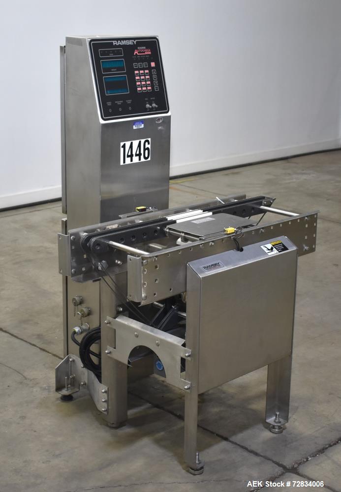 Ramsey Autocheck #AC8000 Checkweigher, 20 to 200 feet per minute, depending on product and application, 7" - Image 2