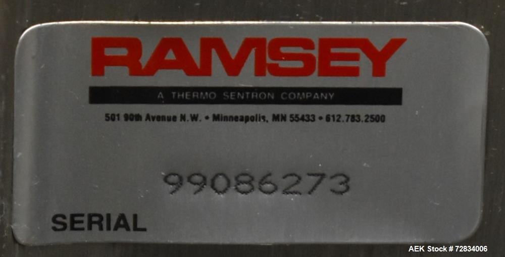 Ramsey Autocheck #AC8000 Checkweigher, 20 to 200 feet per minute, depending on product and application, 7" - Image 10