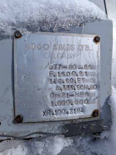 1 MMBTU/hr Sweet Line Heater, 2" coil diameter, 3045 psi, 1985 - Image 4