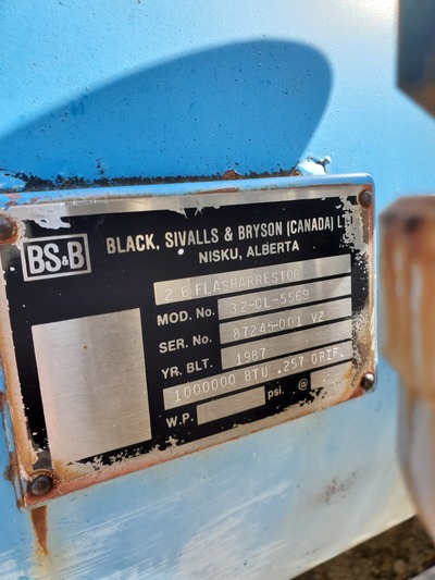 1 MMBTU/hr Opsco, Sweet Line Heater, 2" coil diameter, 3700 psi, 200&deg;F, 1987 - Image 4