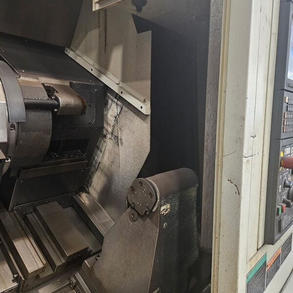 Mori Seiki #NL-2500MC/700, CNC lathe, 36" swing, 3" bar, 14" dia., 27.5" lgth, 25 HP, 4000 RPM, 5-Axis, chip - Image 5