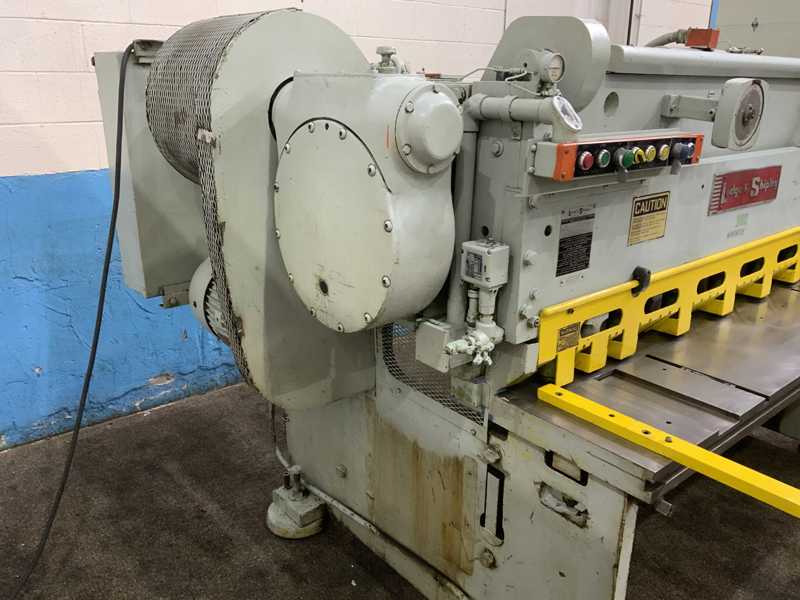 3/16" x 6' Lodge & Shipley #0306-SL, power squaring shear, 36" front operated power back gauge, 60 SPM, 10 HP - Image 7