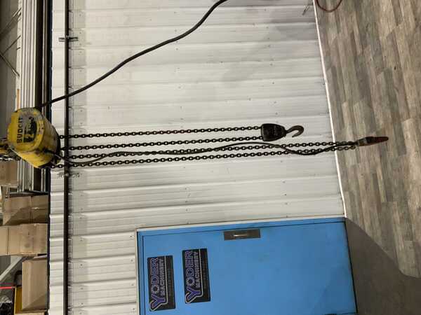 2 Ton, Budgit, power chain hoist, 10' lift, 220/440 V., 3 phase - Image 7