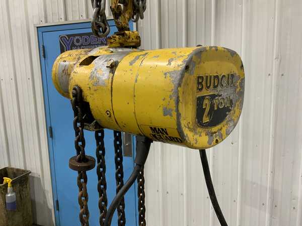 2 Ton, Budgit, power chain hoist, 10' lift, 220/440 V., 3 phase - Image 10