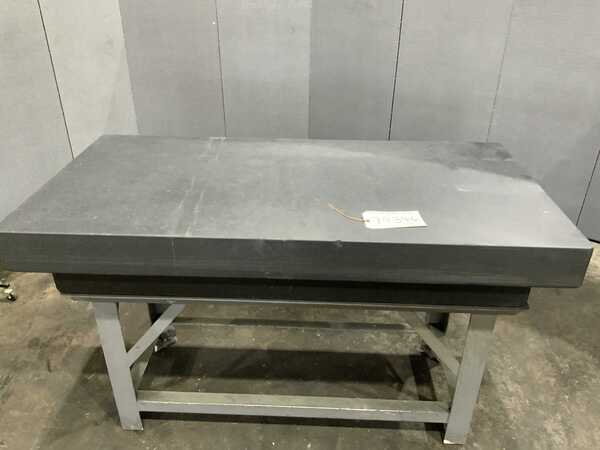 30" x 60" x 10" Blacxk Granite inspectin plate, - Image 1