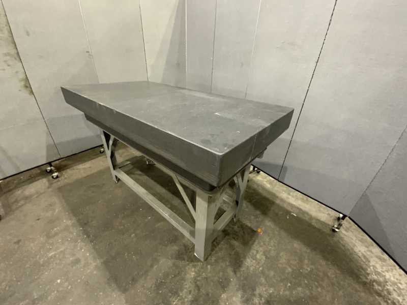 30" x 60" x 10" Blacxk Granite inspectin plate, - Image 8