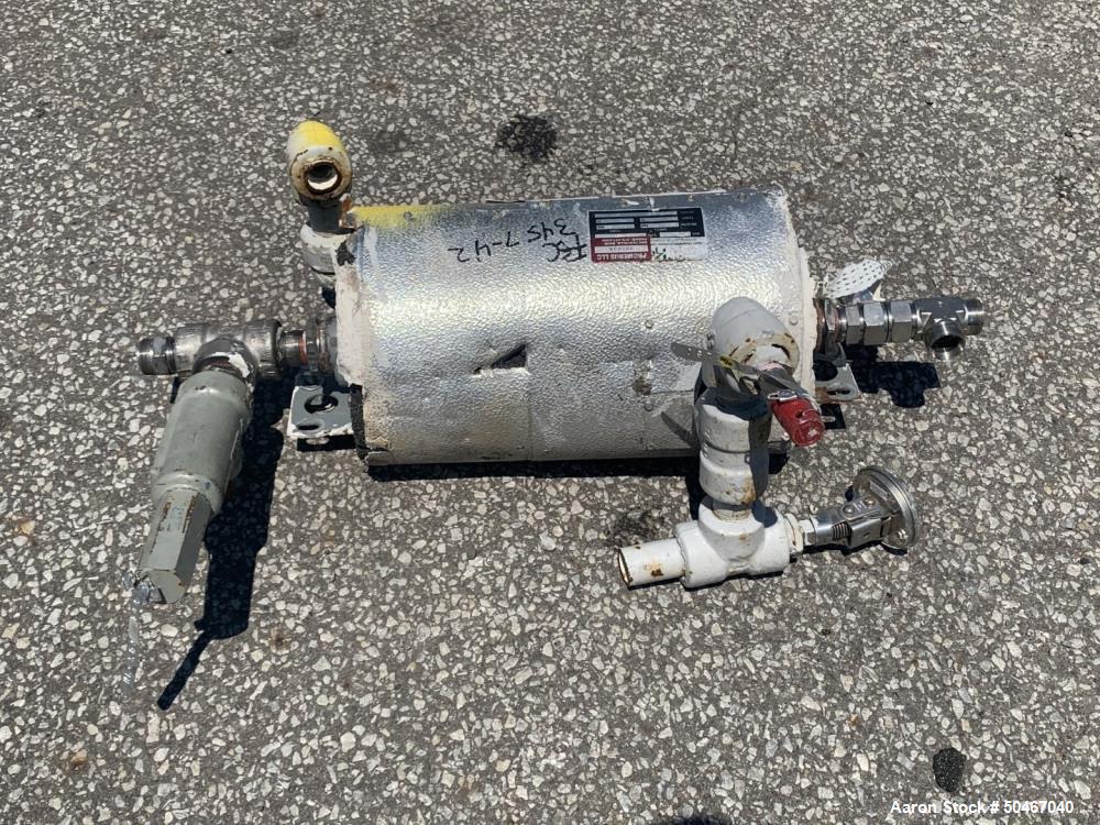 3.2 sq.ft., 150 psi shell, 300 psi tube, Ketema #MVHT-1-A-SS, shell and tube heat exchanger, 1.5" tube - Image 3