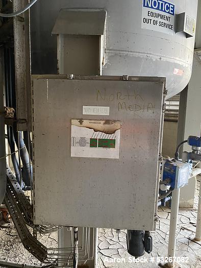 Tate Metal Works Metalworks #2205, duplex Stainless Steel vertical sand water treatment filter, 8' diameter x - Image 5