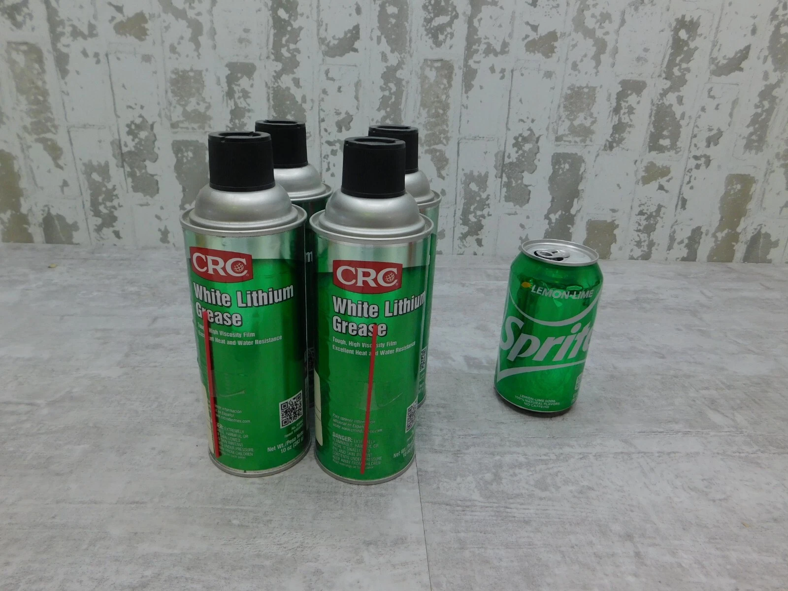 4 NEW CRC White Lithium Grease, Heat & Water Resistance, 03080, 10 oz cans - Image 2