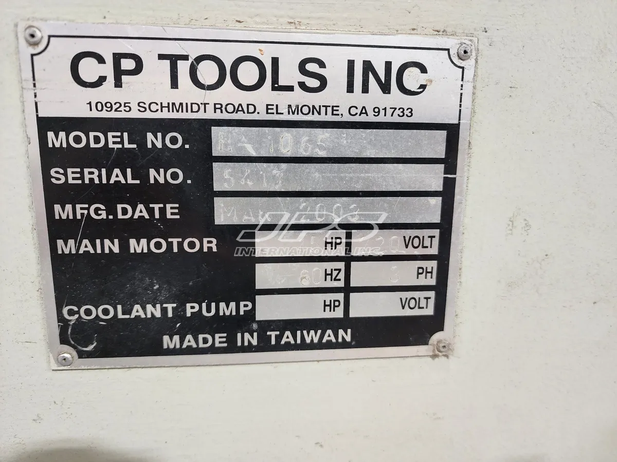 1/4" x 10' Birmingham #H1065, hydraulic shear, 32" back gauge, 15 HP, 2003 - Image 5