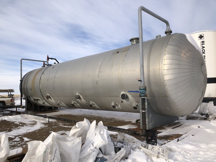 120" x 40' Universal Ind., horizontal FWKO, 75 psi, 150°F, 1982 - Image 1