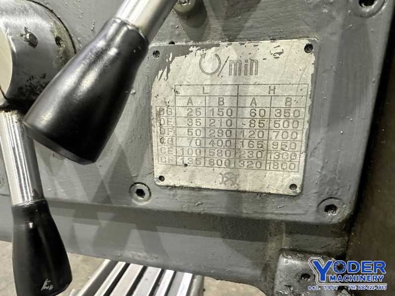 OKK #MH-2V, vertical milling machine, 12" x52" table, #50NS, power draw bar, coolant, 7.5 HP - Image 6