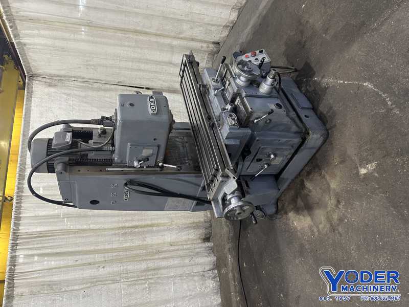 OKK #MH-2V, vertical milling machine, 12" x52" table, #50NS, power draw bar, coolant, 7.5 HP - Image 8
