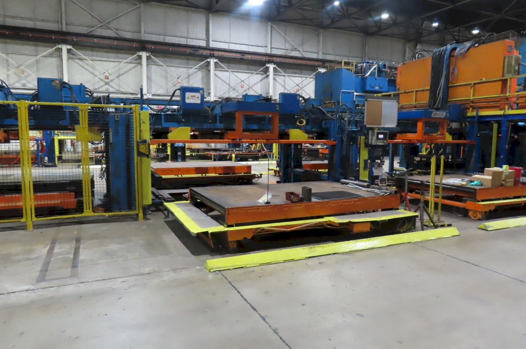 Clearing #S4-500-186-108, Blanking Line, 500 ton, 12" stroke, 48" Shut Height, 20" adj, 10-50 SPM, 186" x108" - Image 5