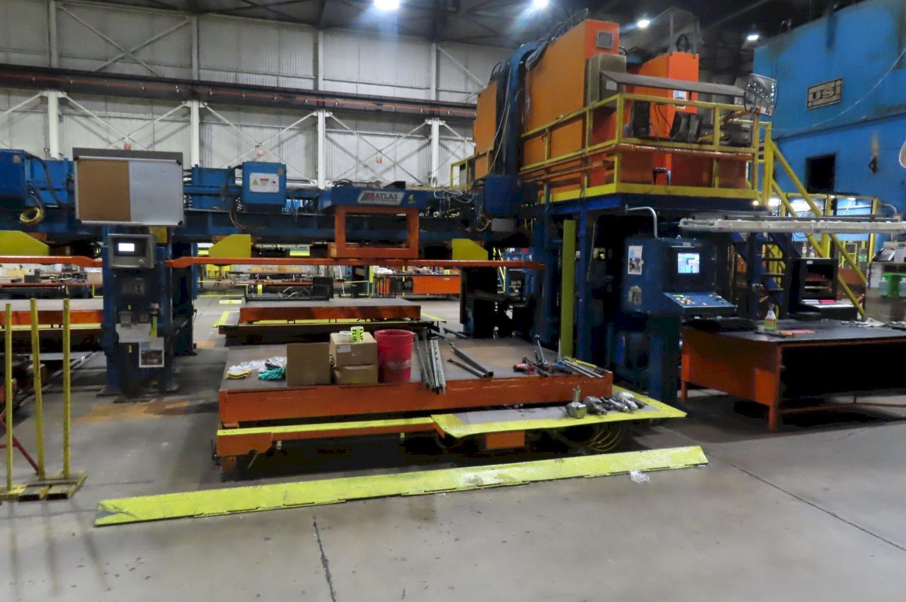 Clearing #S4-500-186-108, Blanking Line, 500 ton, 12" stroke, 48" Shut Height, 20" adj, 10-50 SPM, 186" x108" - Image 6