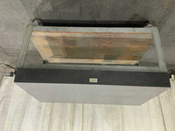 3 6" x 60" x 6" Accurite, black granite surface plate - Image 1