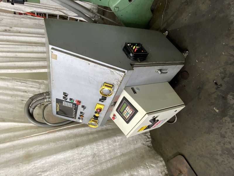 60 Ton, Minster #6SS, OBI press with feeder, 4" stroke, 16" Shut Height, air clutch & brake, 7.5 HP, 1986 - Image 3