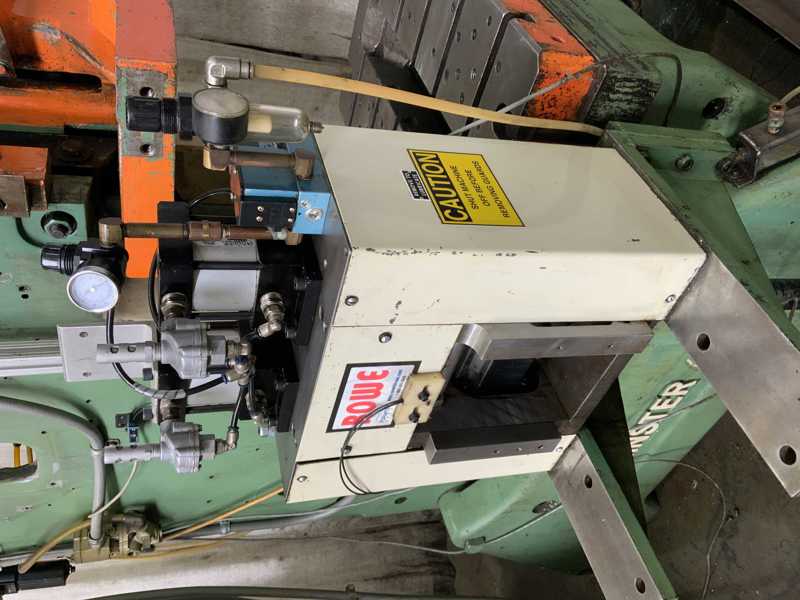 60 Ton, Minster #6SS, OBI press with feeder, 4" stroke, 16" Shut Height, air clutch & brake, 7.5 HP, 1986 - Image 6