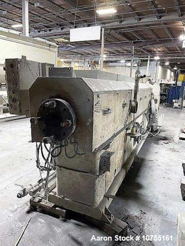 11" Prodex, Sgl Screw Pelletizing Line, w/ 2-deck screener, water cooled, 10-zone temp Control, hydraulic - Image 3