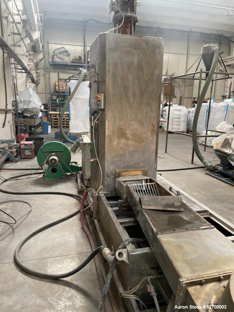 Union #120-L/D-42, single screw pelletizing line, 660-1100 lbs/hr, 2.4" screw, w/ degassing, drying, Control - Image 8