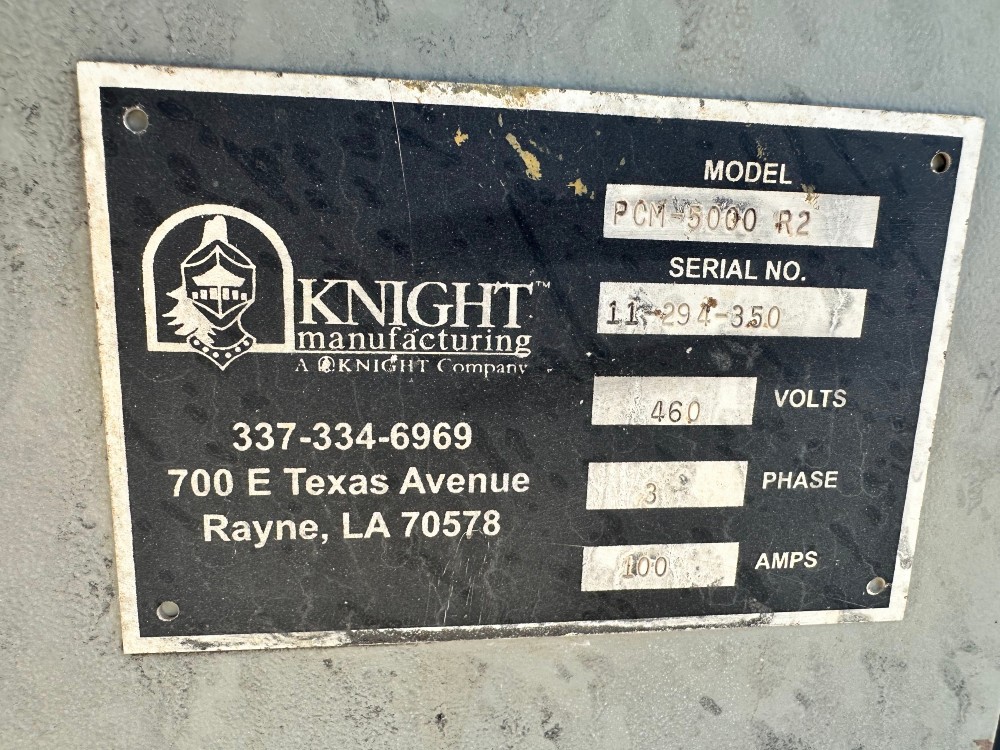 Knight #PCM-5000-R2 mfg 5.5" brush dry type pipe/tube cleaning system great condition - Image 6